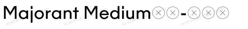 Majorant Medium字体字体转换